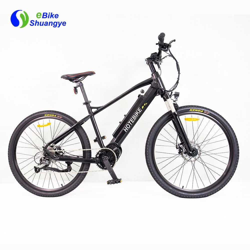 Unfolded &gt; 60km Hotebike One in Carton Motorcycle Electric Bike Bafang MID Drive