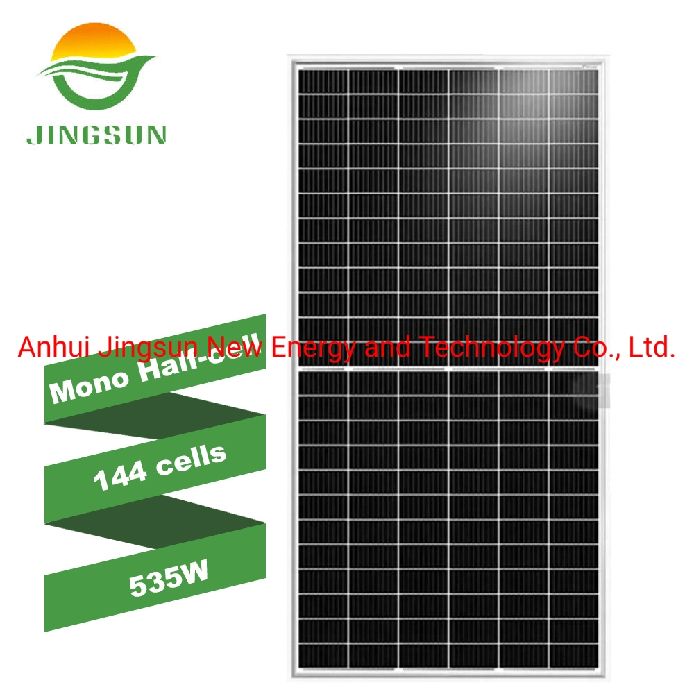 Jingsun 535W Mono Half Cell Solar Panel Product for Home Solar Power System