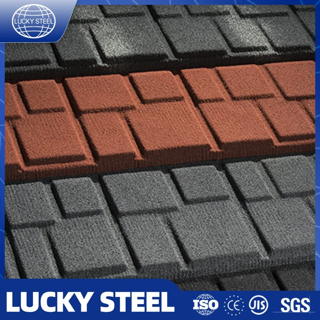 Colorful Roofing Tiles 50 Year Warranty Building Material Stone Coated Roof Sheet