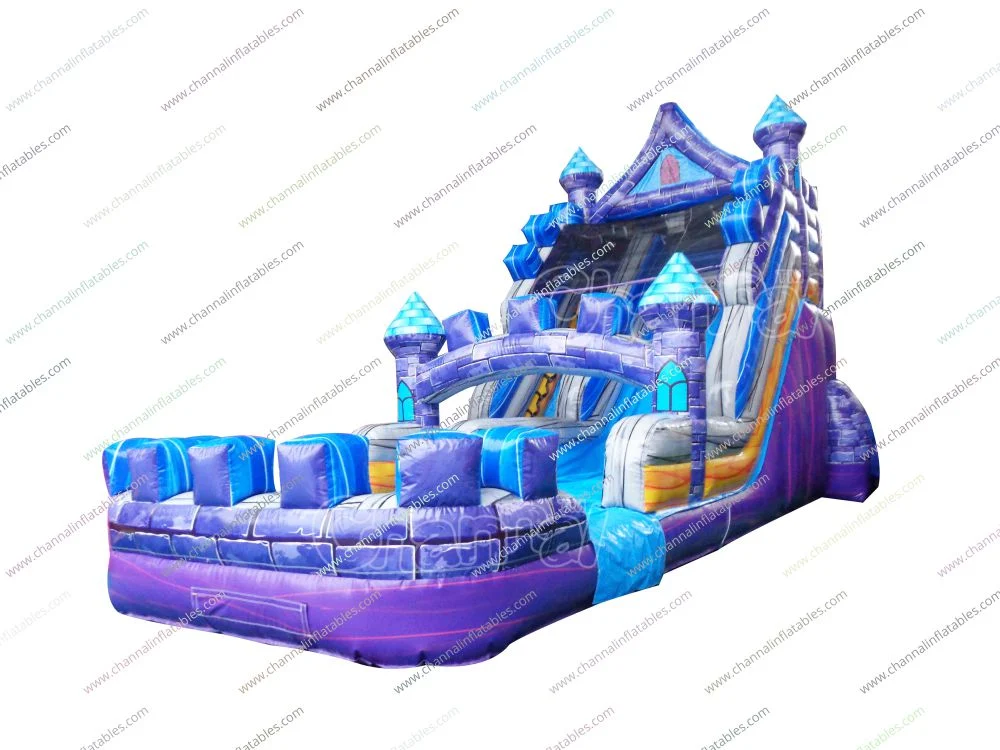 Princess Bounce House Castle Slide água inflável comercial Pool Slides O Castelo insuflável de saltos desliza as lâminas de água insufláveis