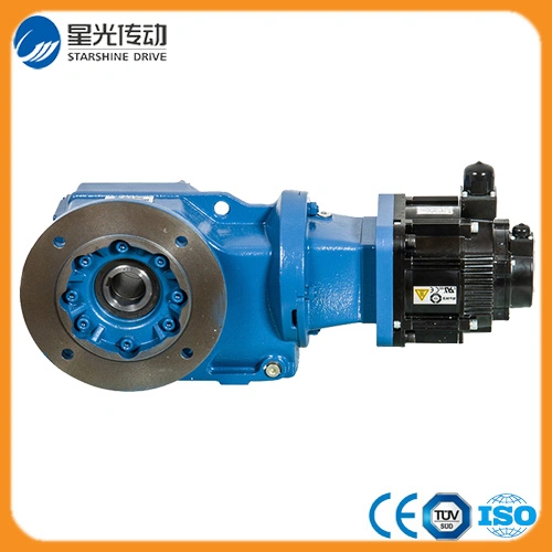 Guangdong Foshan Factory 5HP Helical Bevel Geared Motor