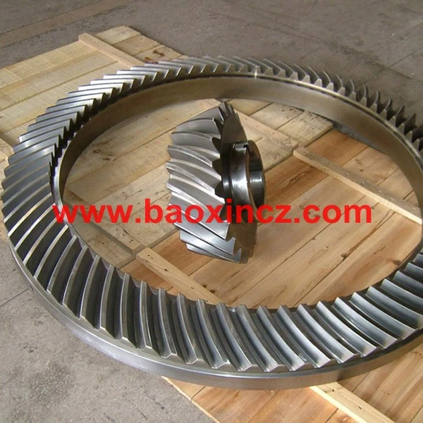 Oil Drilling Rig Rotary Table Spiral Bevel Gear/Gear Ring