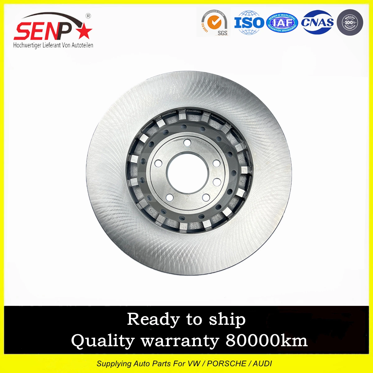 OEM 958 351 403 50 Senp High quality/High cost performance  Auto Parts Brake System Front Brake Disc/Left 390mm for Porsche Cayenne 11-18 95835140350