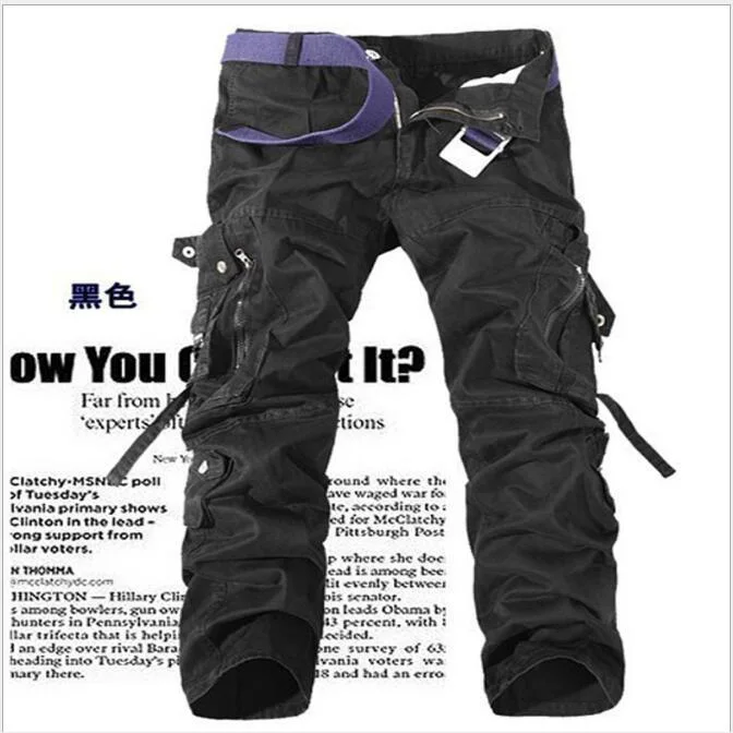 Men's Short Pants 100%Cotton Dye Washing Cargo Pant