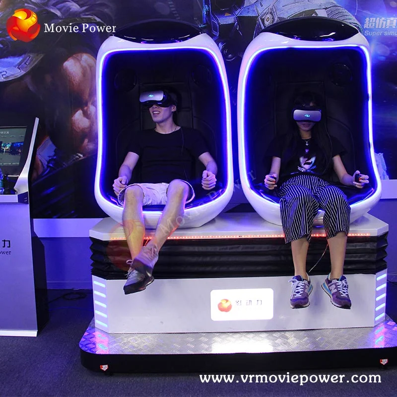 China 9d VR Cinema Chair 9d asientos dobles en forma de huevo