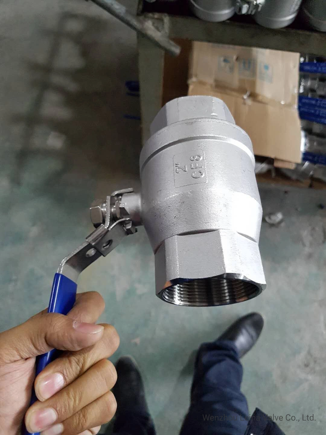 CPVC Pipe and Fitting Plastic PVC Compact Ball Valve with Socket or Thread End Type 2PC 1000wog Ball Valve