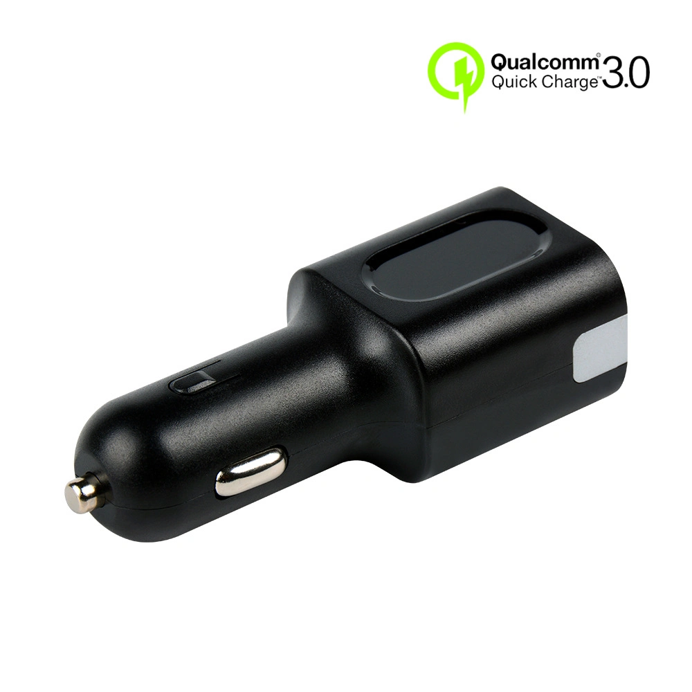 Qualcomm Dual USB QC3.0 Car Charger for Mobile Phone