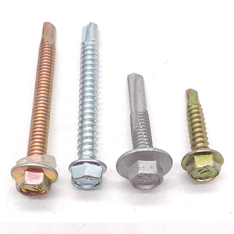 Stainless Steel Hexagon Metal Roofing Self Drilling Screws for Wood 2-12 mm