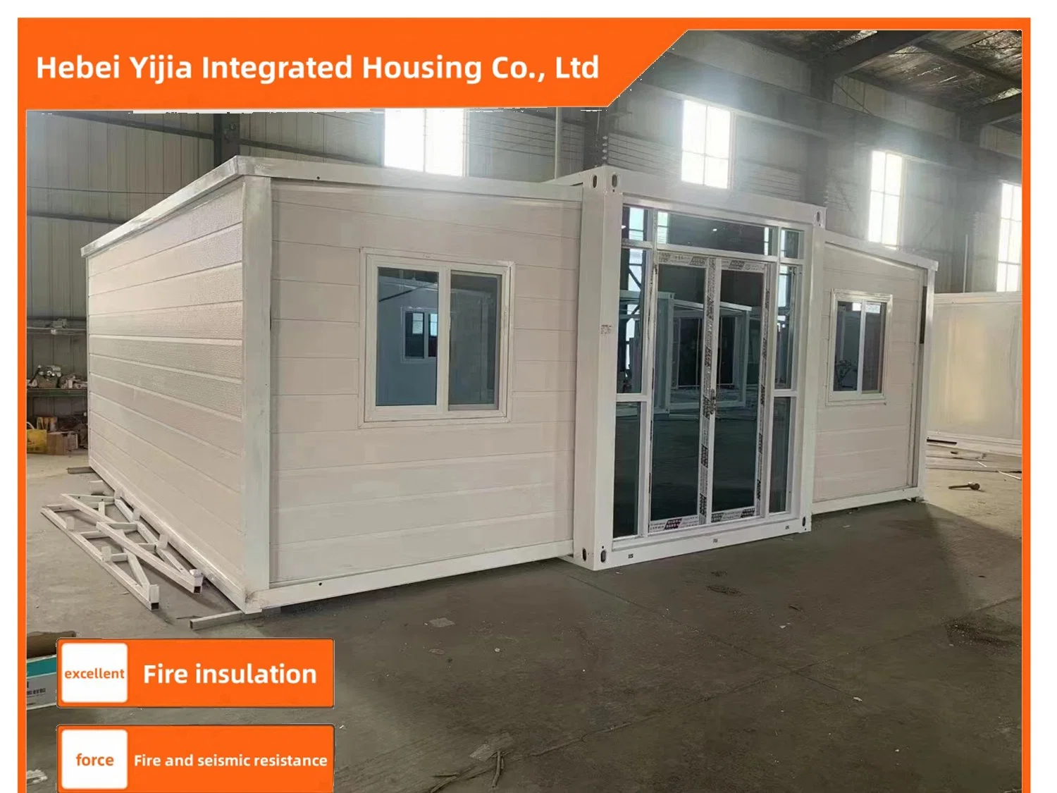 Glass Prefabricated Storage Containers - High quality/High cost performance Foldable Containers - Family Housing