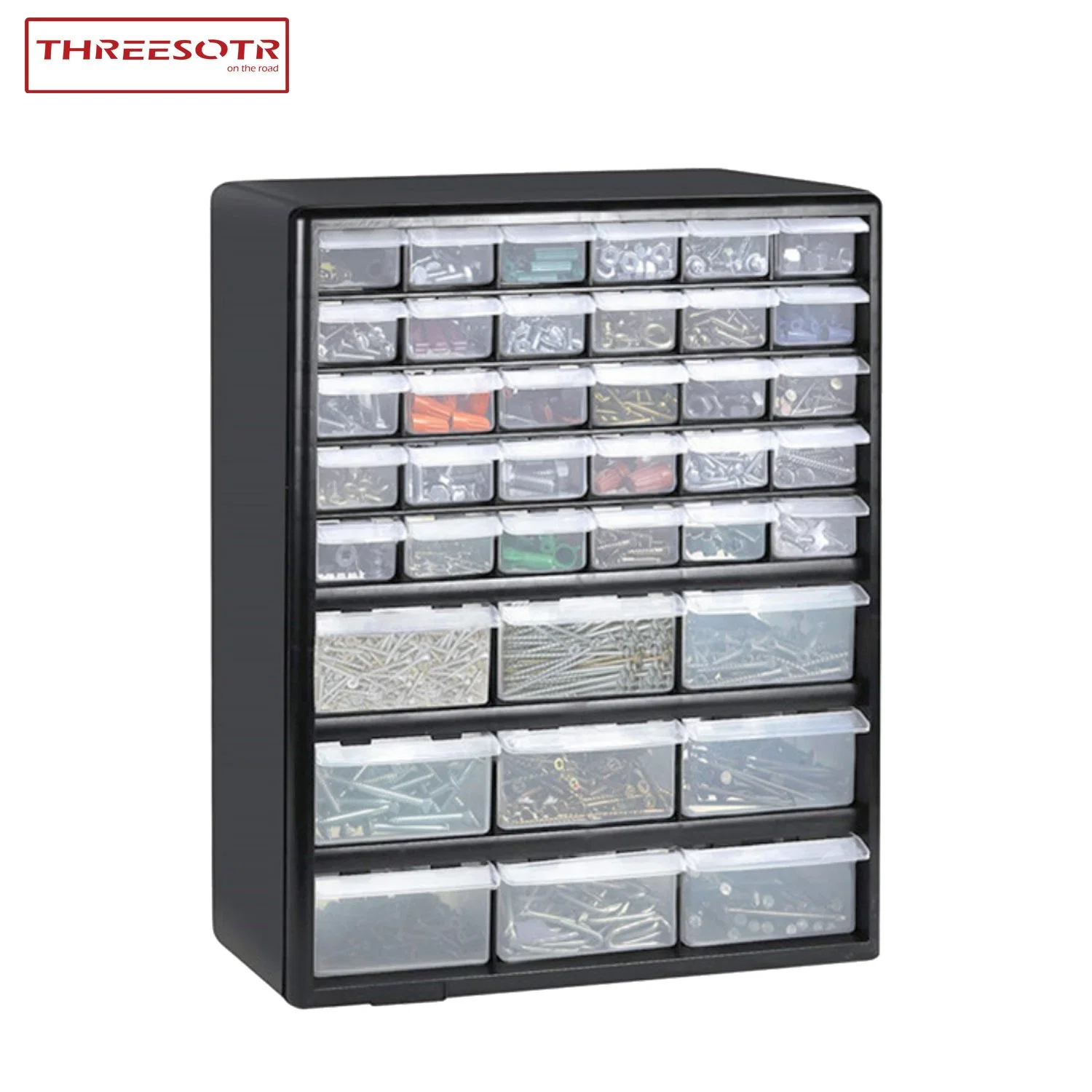 18 Bins Plastic Drawer Parts Storage Organizer Hardware and Craft Cabinet