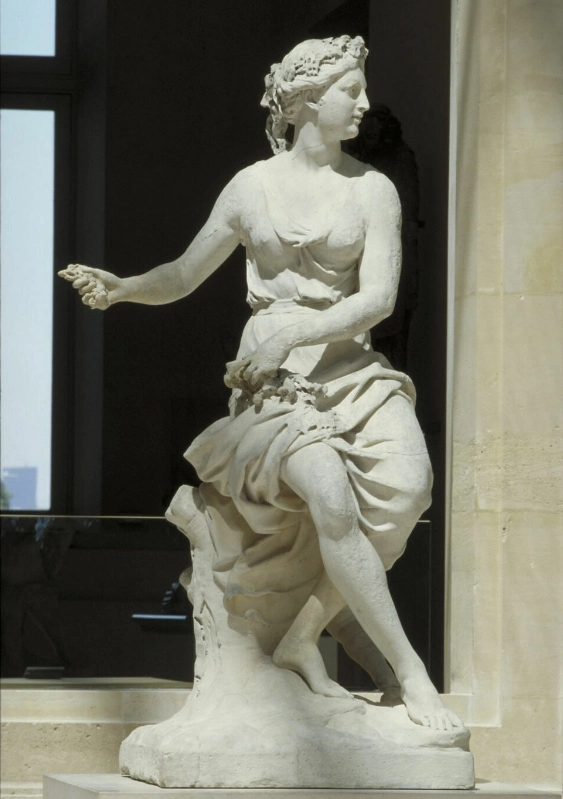 Flore de marbre extérieure par Antoine Coysevox Sculpture reproduction