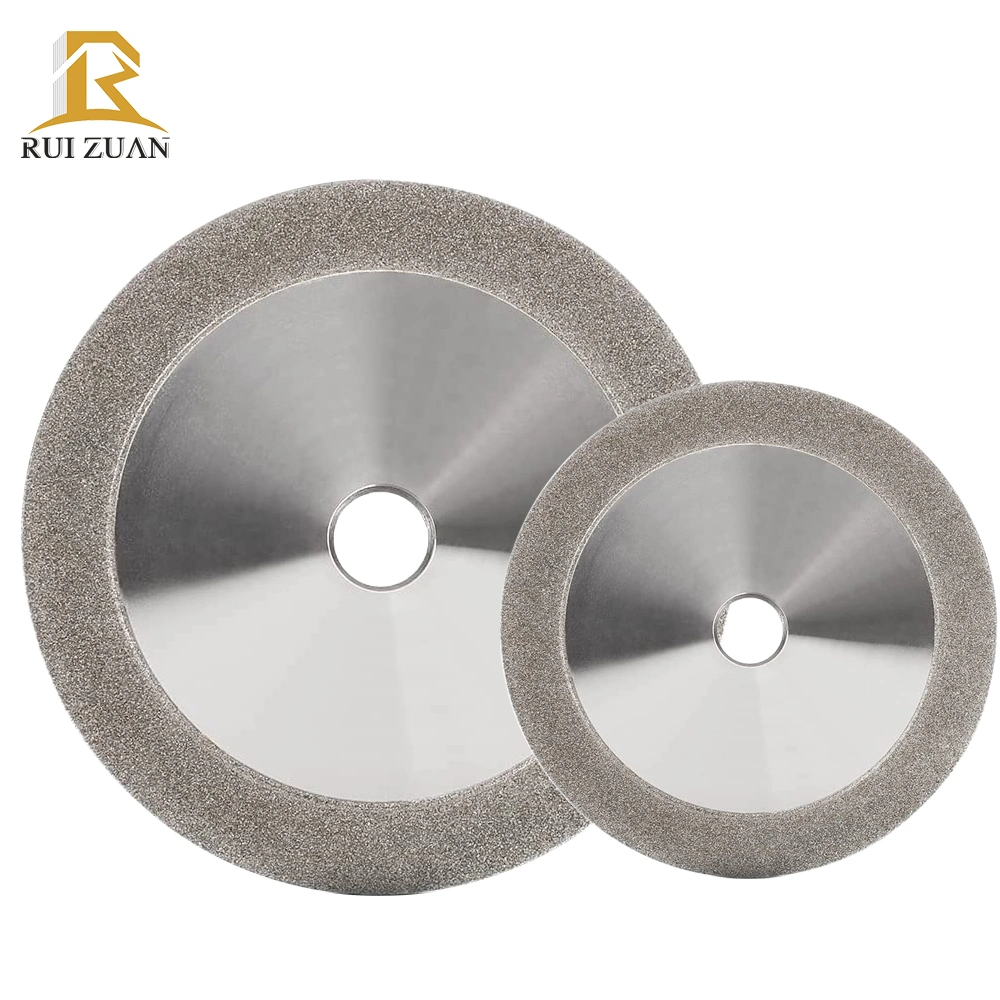 Electroplated Diamond Grinding Disc Cutting Wheel for Tungsten Carbide Alloys Quartz Ceramics Glass