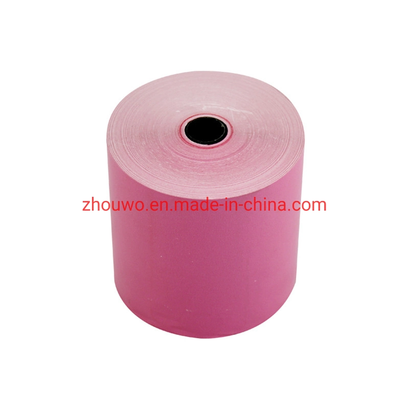 Custom Thermal Paper Colors 80mm Yellow Colored ECG Thermal Fax Paper Rolls