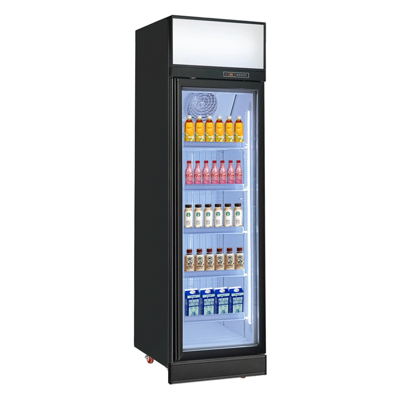 New Hot Selling Commercial Refrigerator One Door Commercial Refrigerator Glass Freezer