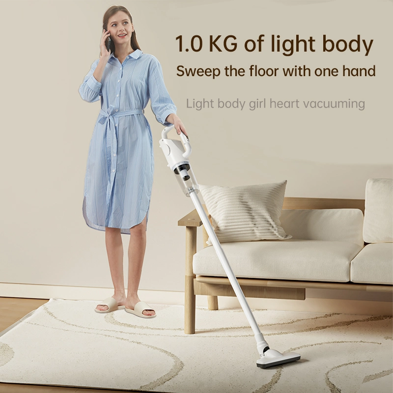Cordless Vacuum Cleaner, 15kpa Stick Vacuum Cleaner, 1.0kg Lightweight Vacuum Cleaner