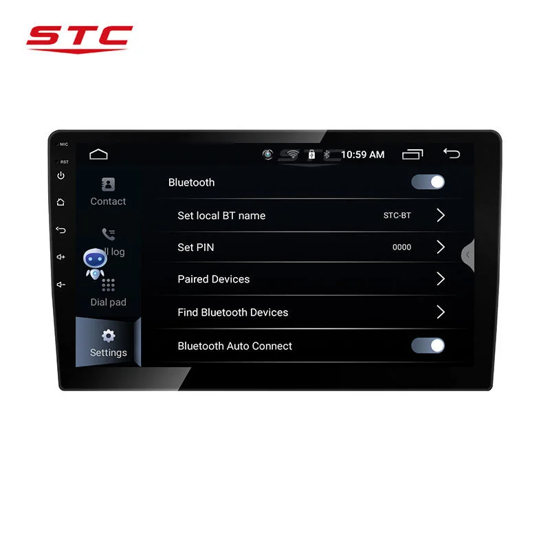 10 Zoll Auto Android Bildschirm Universal Multimedia 2 DIN Audio Stereo Auto GPS Navigation Android Auto DVD-Player