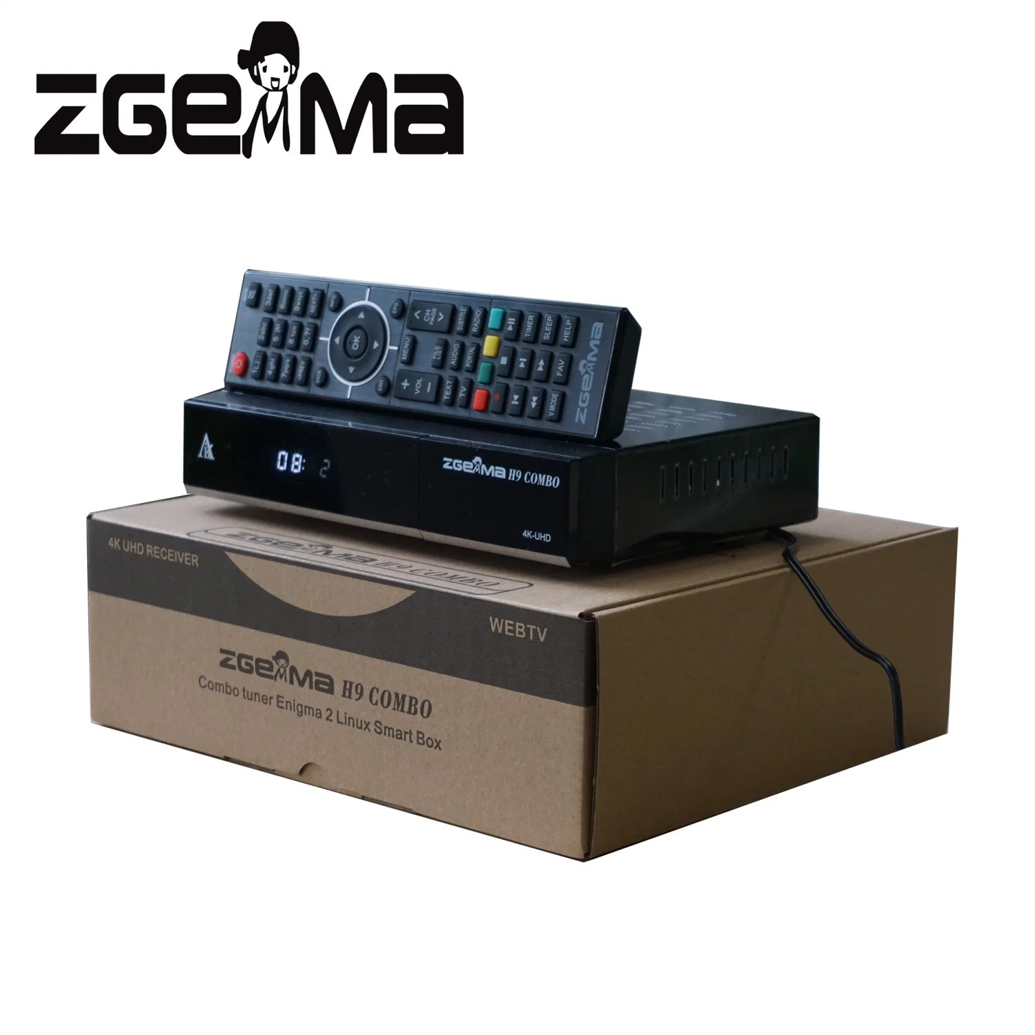 Zgemma H9 Combo Ci+ DVB-S2X DVB-T2/C Combo Tuners 4K UHD Satellite Receiver