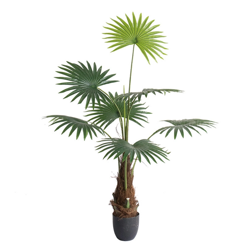 Wholesale/Supplier Plastic Fan Palm Plant Landscape Decorative Artificial Evergreen Tree for Sale