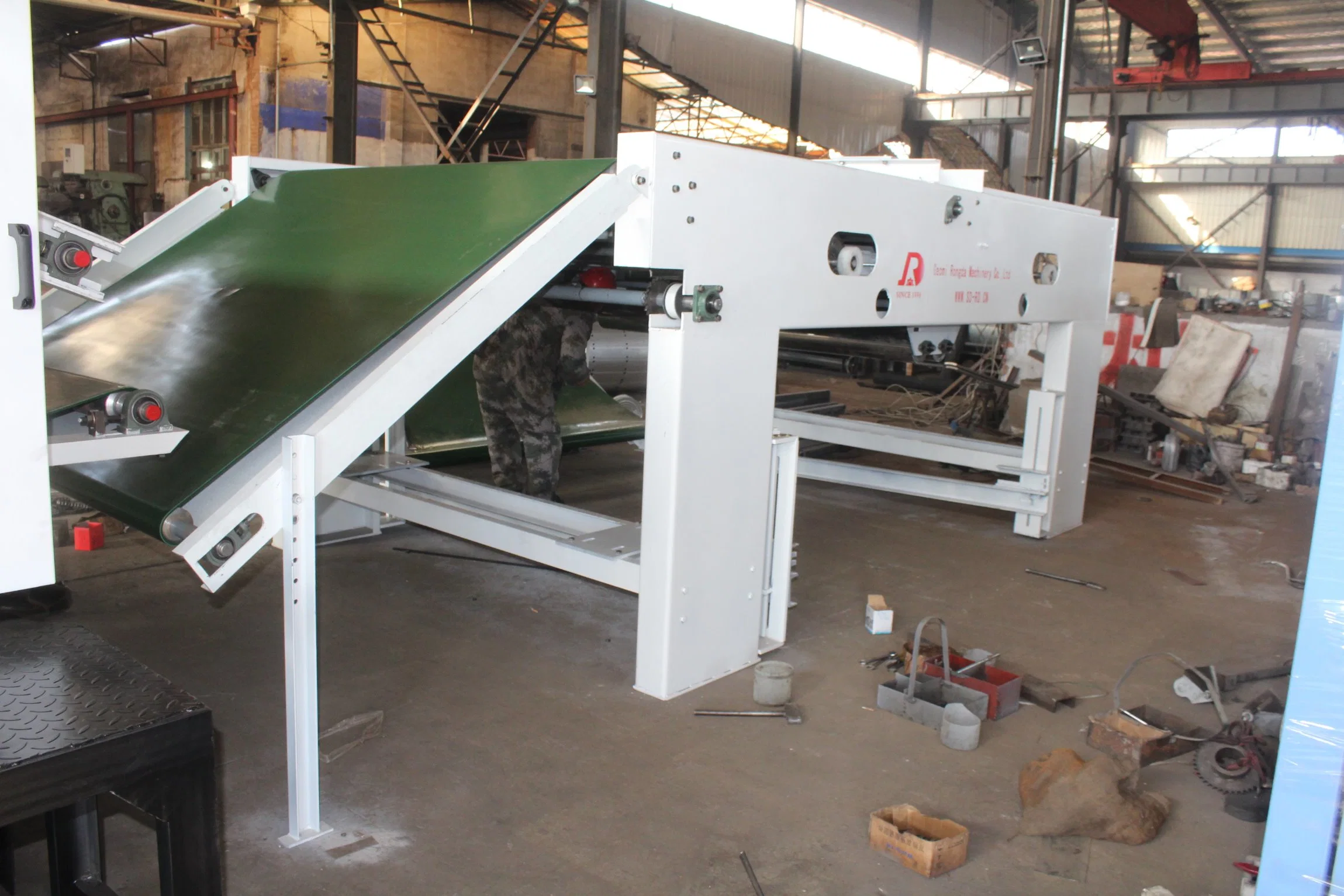 Non Woven Cotton Textile Cotton Fiber Cross Lapper for Non Woven Production Line