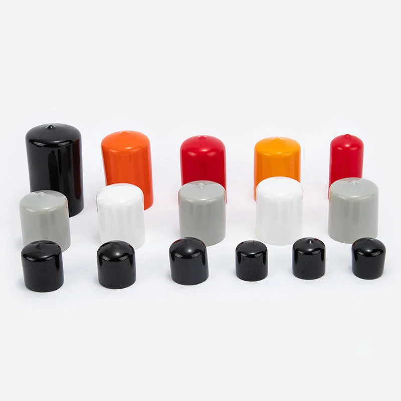 Customizable Rubber End Caps with PVC and Silicone Stoppers