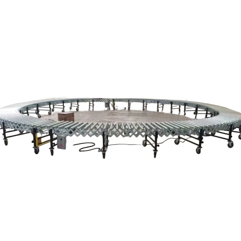 Gravity Roller Galvanized Roller Conveyor System Line