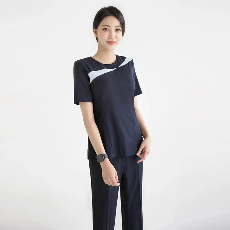 Beauty Salon Work Clothes Summer Beautician Work Suit