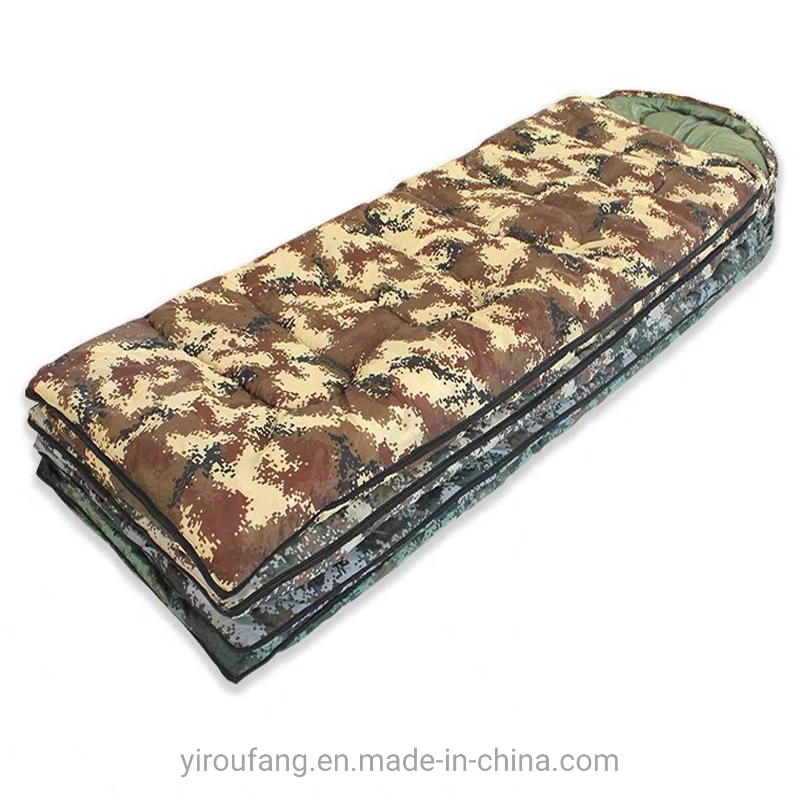 Custom Logo 210t Extra Large Warm Weather Camping Sustainable Troops Style Outdoors Camouflage Sleeping Bag Tstate Reserve