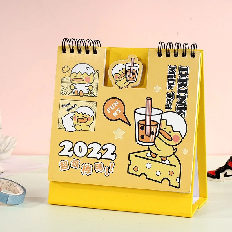 Factory Spot Wholesale/Supplier Calendar 2022 Cute Cartoon Shape Desktop Creative Calendar Calendar