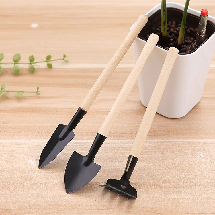 Home Garden Mini Tools Spade Shovel Rake 3PCS Set