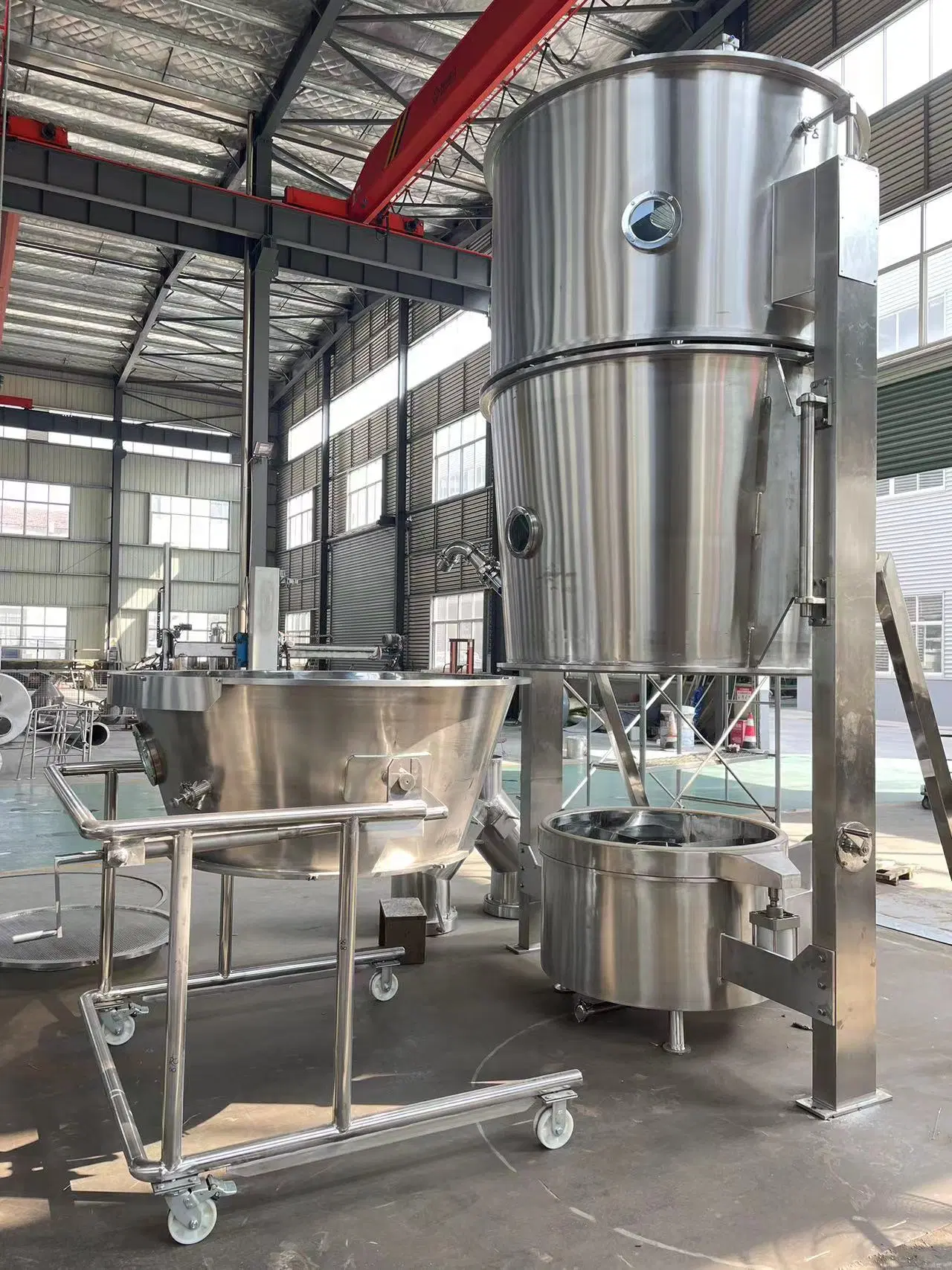 Fluidized Bed Dryer Granules Mixer Granulator for Food Chemical Pharmaceutical Industry