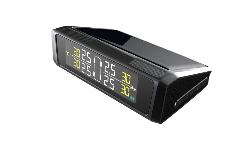 Universal Car Solar LCD Display External TPMS Tire Pressure Monitoring System