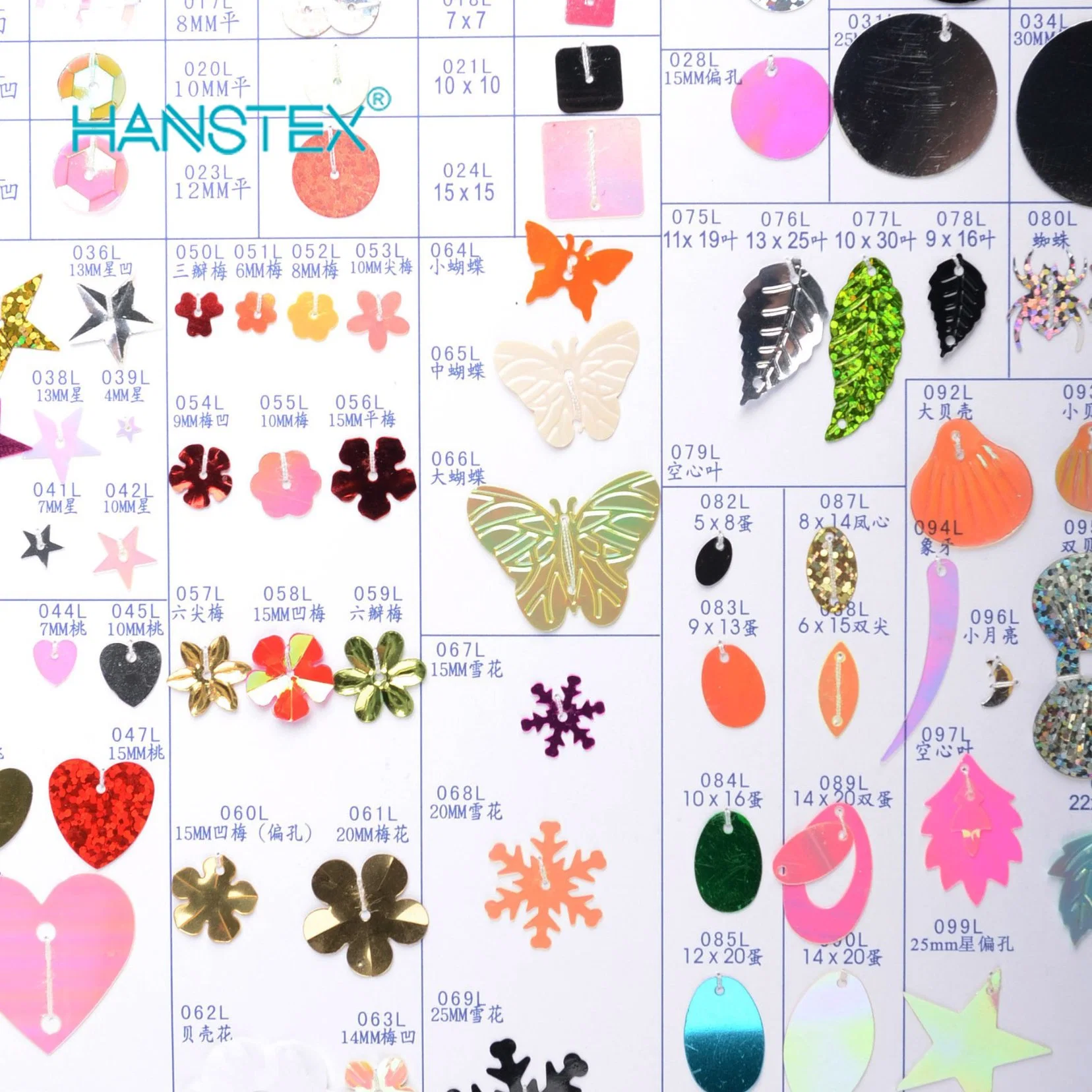 Hans Cheap Promotional 10mm Flower Design Sequin