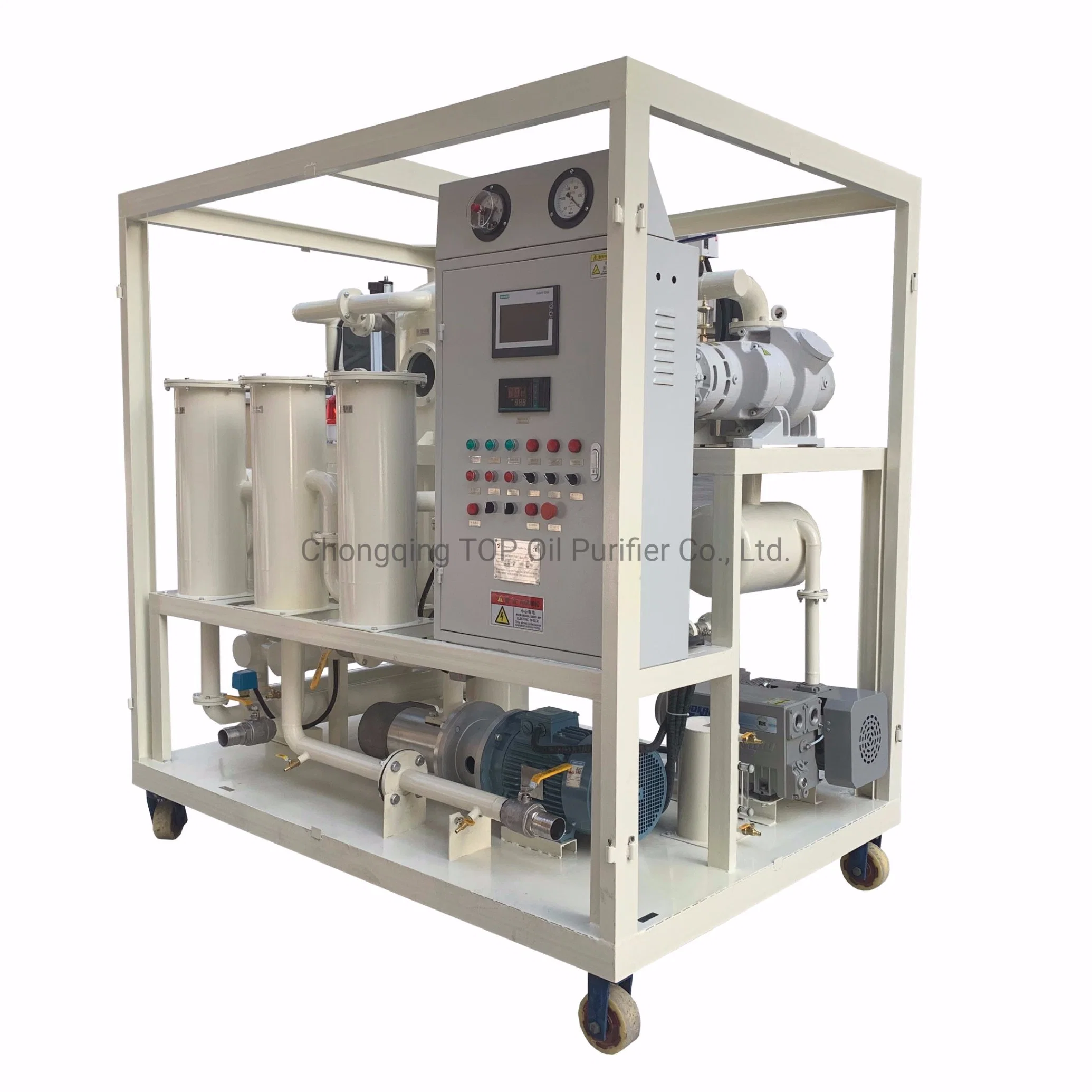 PLC Controlled IEC-156 Mineral Transformer Oil Filtration Machine with Canopy