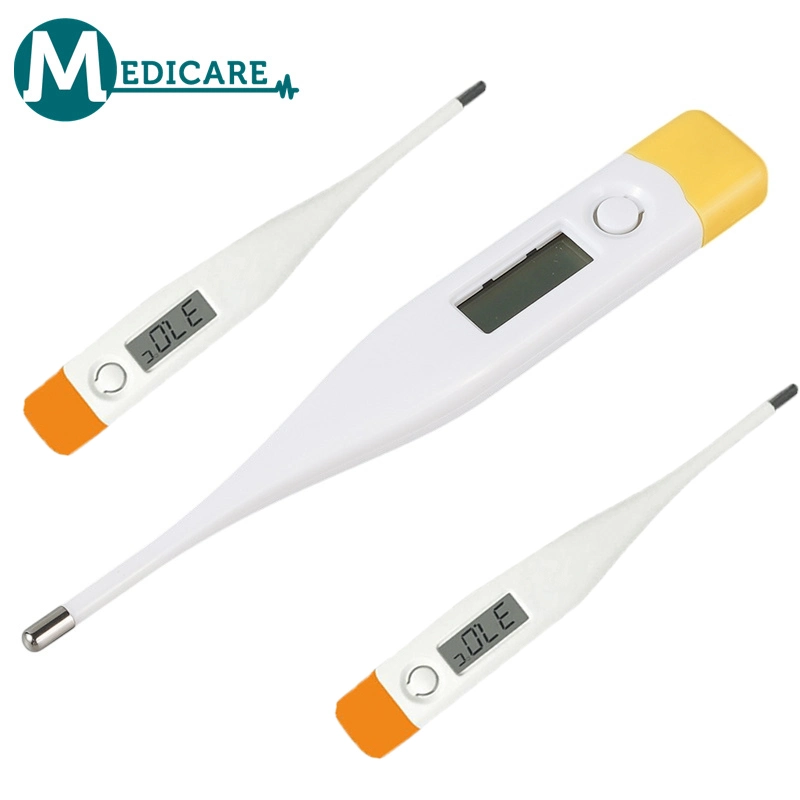 Medical Clinical Approval Thermometer Flexible Spitze Baby Tragbare Digitale Thermometer LCD Cartoon Tierdesign