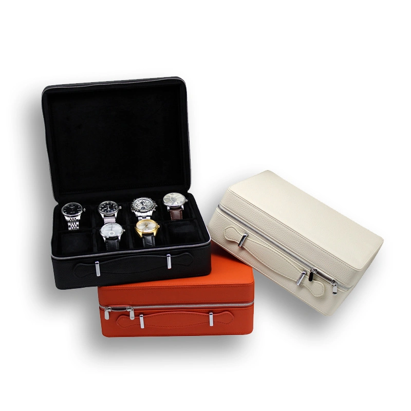 High quality/High cost performance PU Leather Watch Packing Box Watch Outdoor Suitcase Display