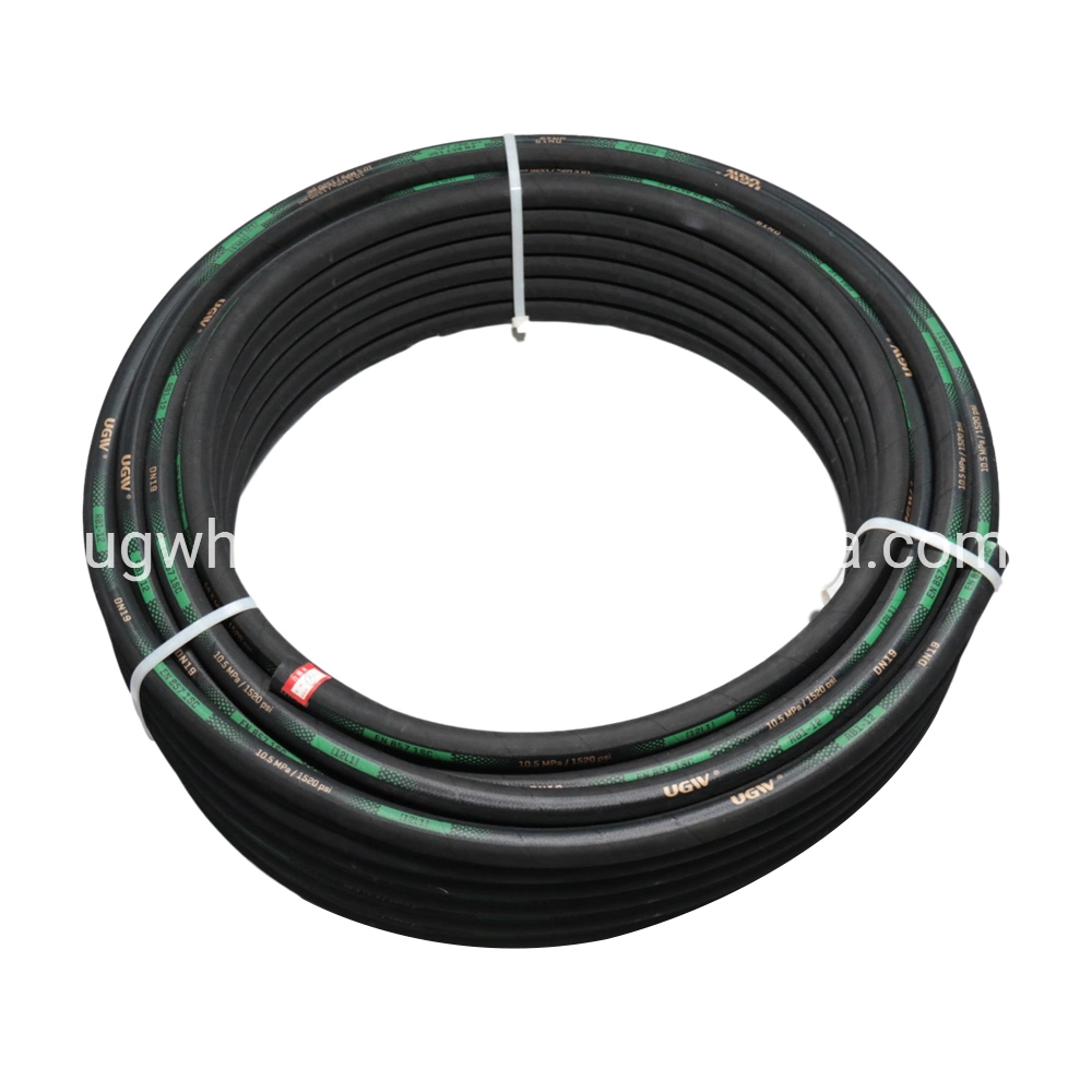 High Pressure 4 Layer Steel Wire Spiral Rubber Hydraulic Hose 4sh 4sp