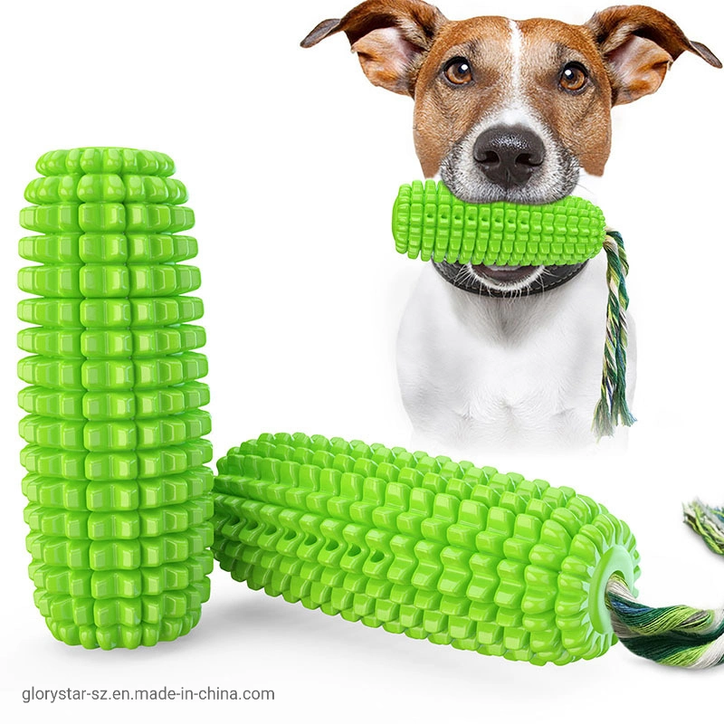 Pet Sound Sucker Chew Clean Teeth Squeaky Dog Corn Toys