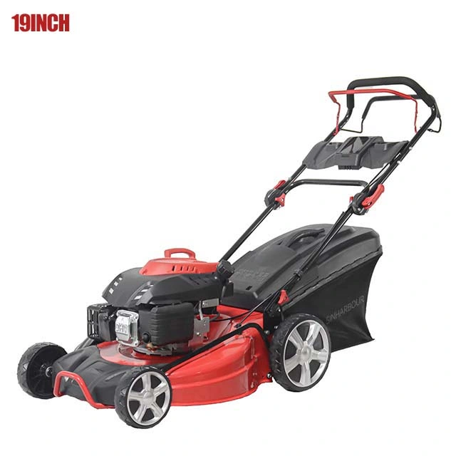 Garden Machines Tractor Big Cheap 19inch Gasoline Wholesale-Sinharbour-Lawn-Mower with 62L Bag