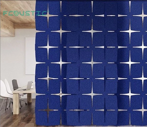 Soundproofing Pet Felt Polyester Fiber Acoustic Divider Panels Open-Plan Office Acoustic Movable Partition