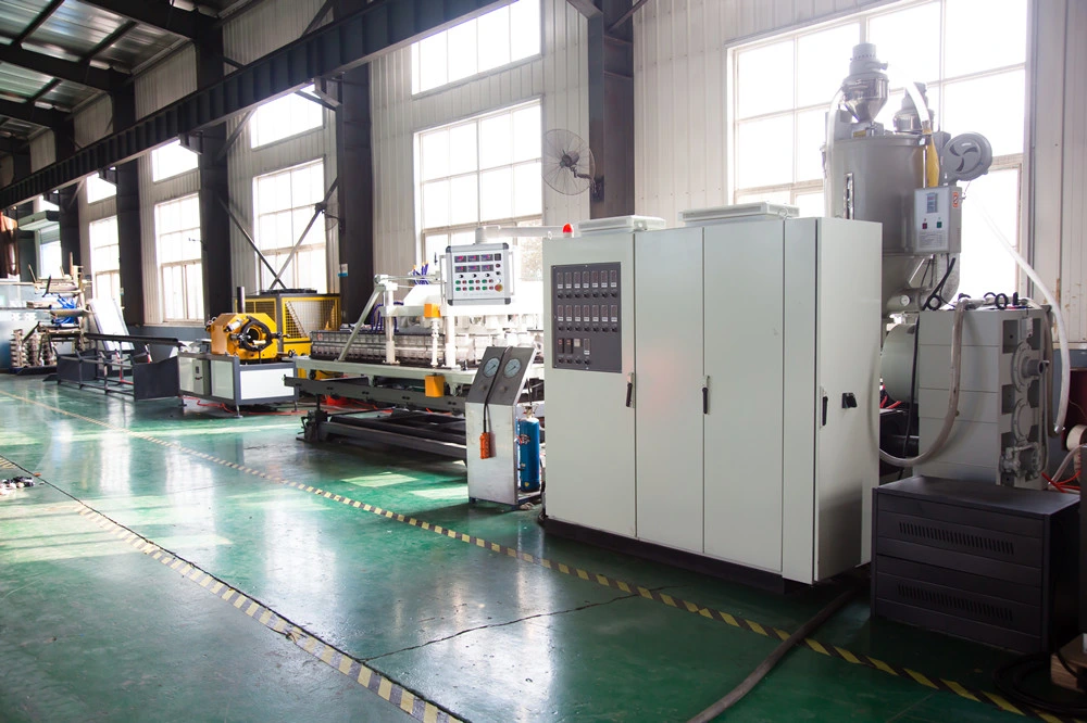 PE Double Wall Corrugated Pipe Production Line