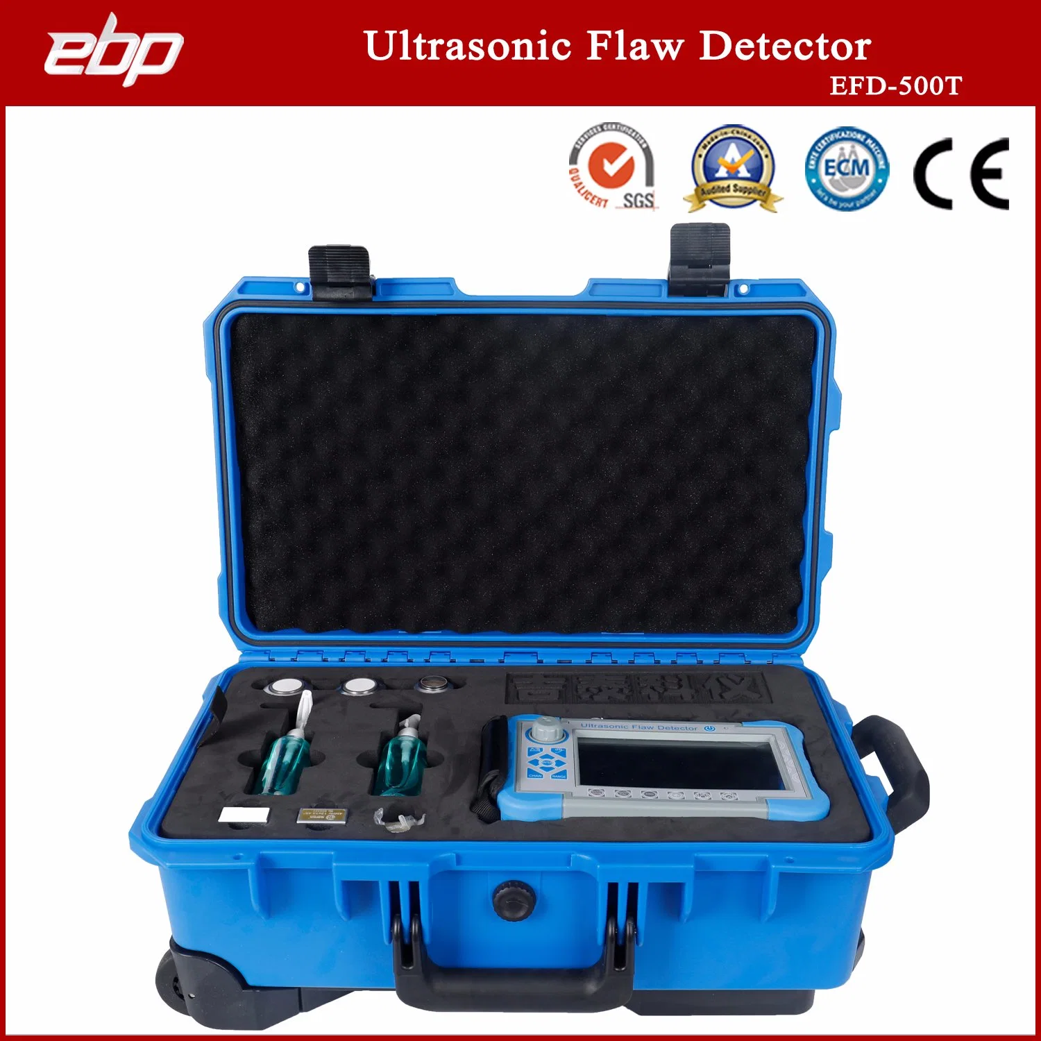 Universal Ultrasonic Flaw Detector Weld NDT Test Equipment with LED Backlight Bright