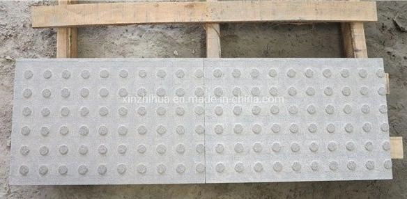 China Cheap/Light Grey/G603 Stone Flamed/Honed Paving/Cube/Kerb/Flooring Roadside/Garden/Walkside Granite Blind Tiles