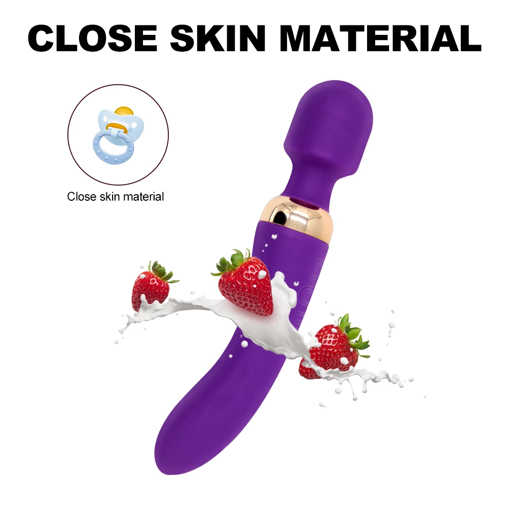 12 Speed Electric Handheld Wand Massager, Silicone Waterproof Double Motor Wand Vibrator Sex Toys for Women Couples