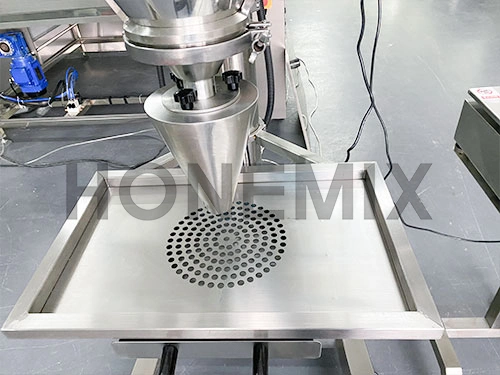 Hone Small Volume Semi-Automatic Rotary Detergent Dry Chemical Toner Powder Auger Filling Machine Packing