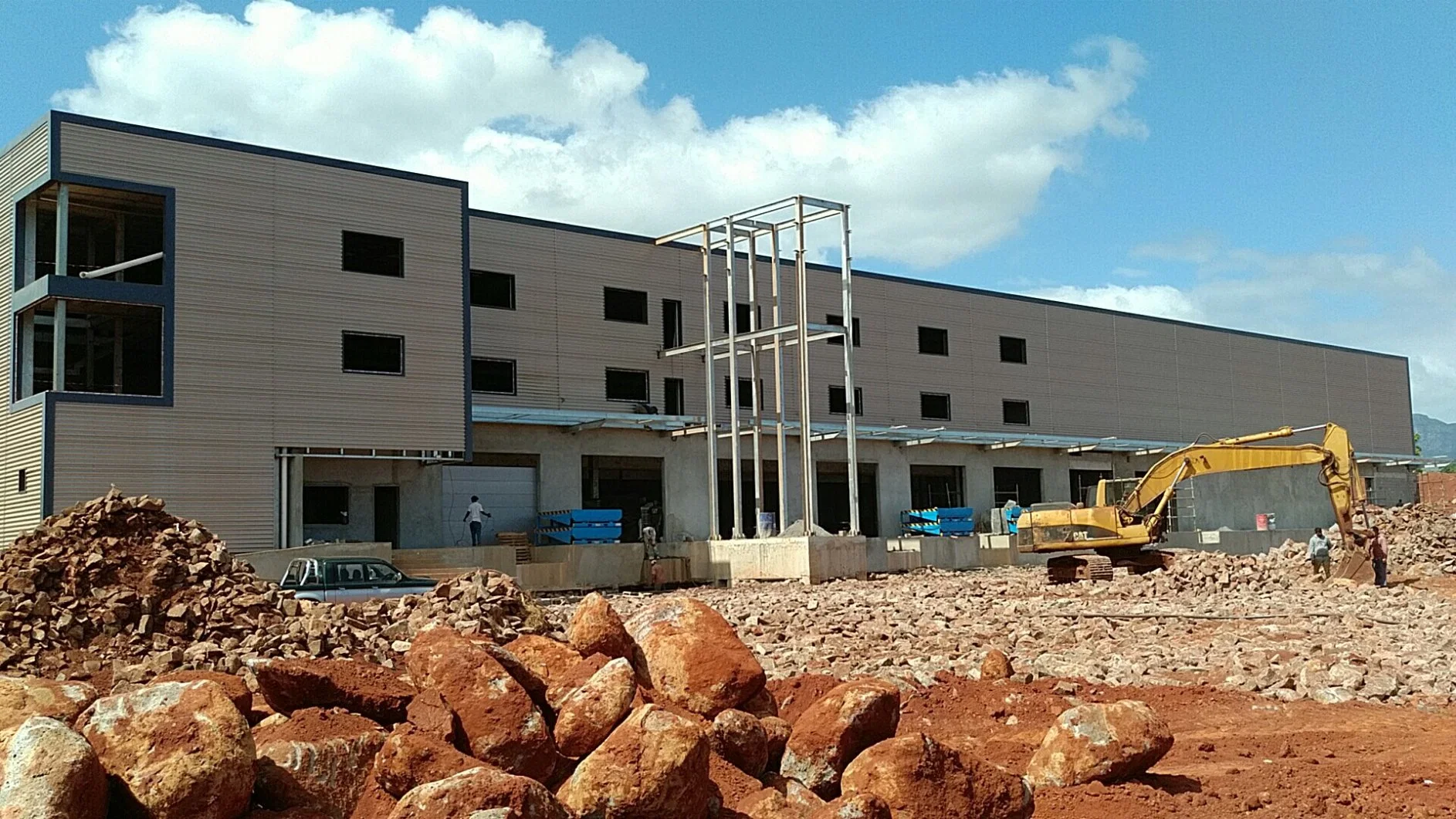 Mauritius Steel Structure Logistic Building Project