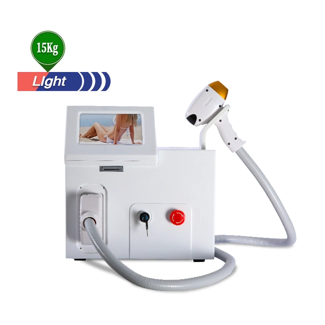 Portable Home Use Laser Hair Removal 3 Waves Diode Laser Hair Removal Machine 808nm Ice Laser