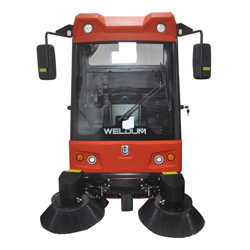 Industrial Park Hospital Cleaning Machine Ride-on Road Sweeper