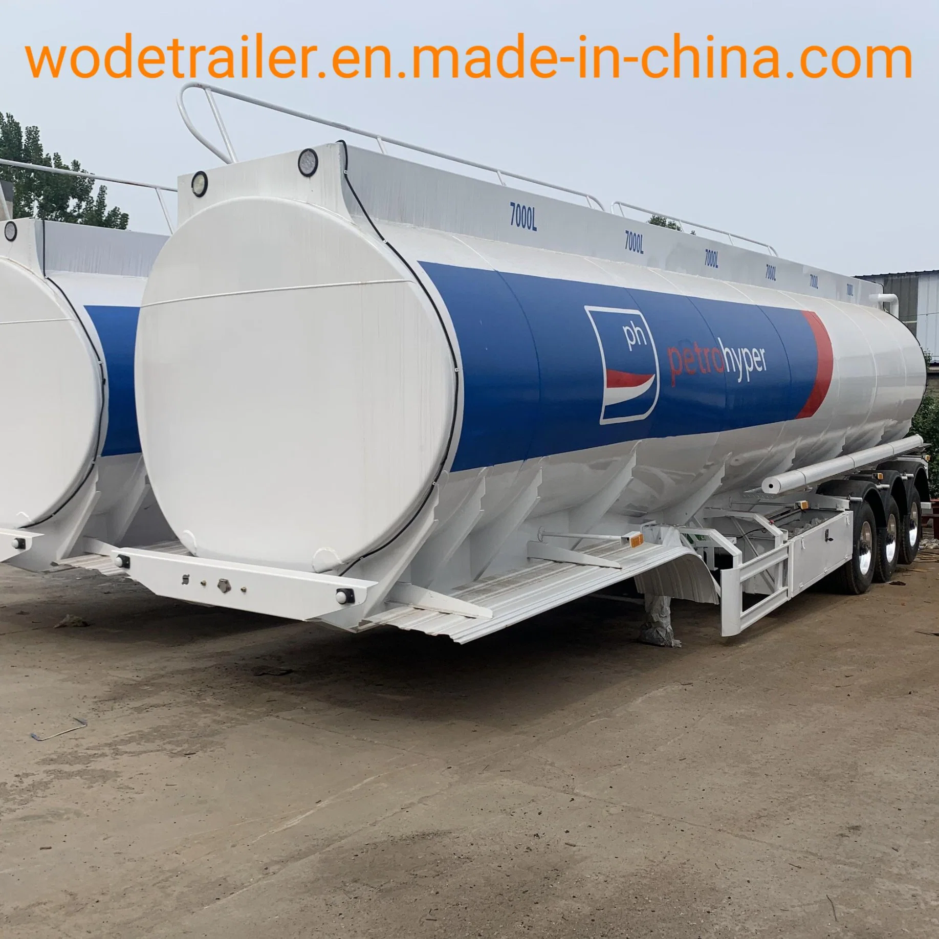 3 Axles 60000liters Crude Oil /LPG Semi Trailer for Sale