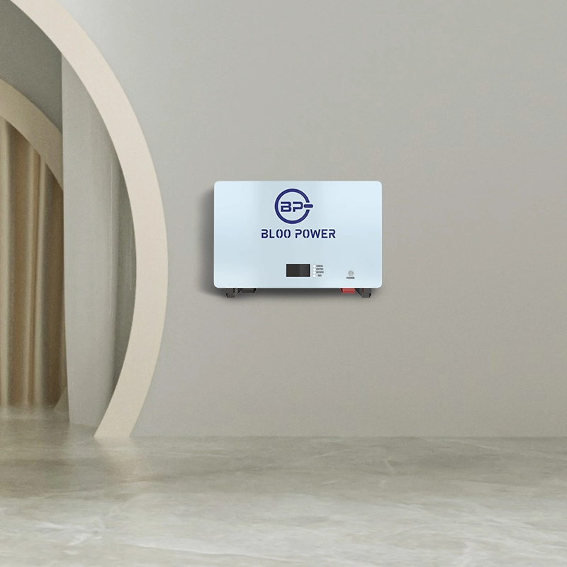 Bloopower 3,2V 80Ah Solarzellen-Ladegerät Gehäuse Wandmontage 10kwh100ah Li Ion Ess Smart Wall System Haushalt Das Haus Energie Batterie Anschreen