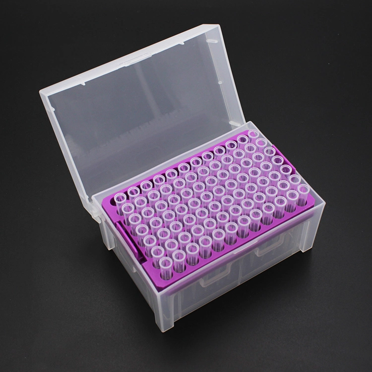 Laboratory Disposable Transfer 100 Wells Rack Pipette Tip Box